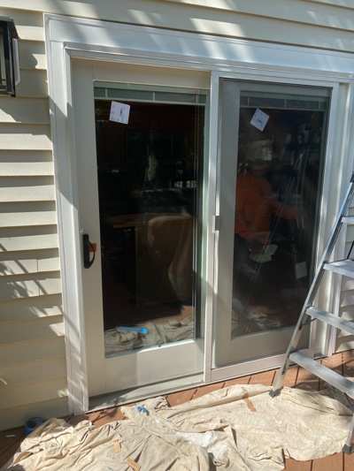 Entry doors replaced